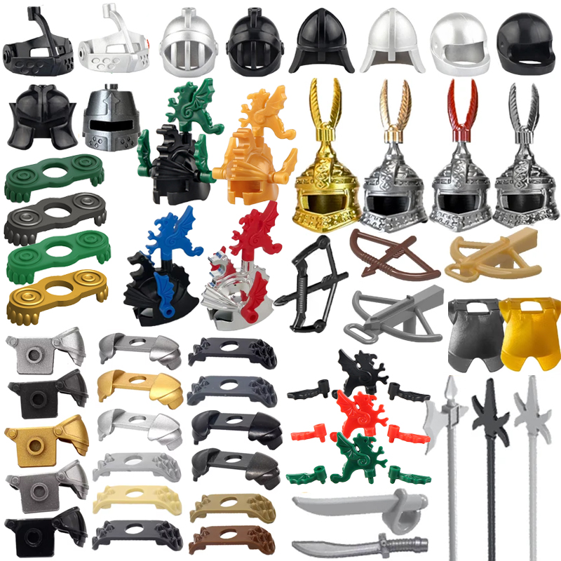 Model Kit Gunpla - Castello medievale Cavaliere militare Building Block
