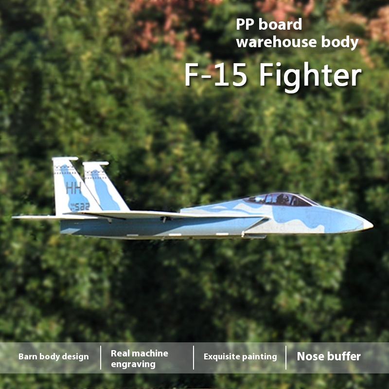 Model Kit Jet - F15 Fighter Jet 740mm Apertura alare