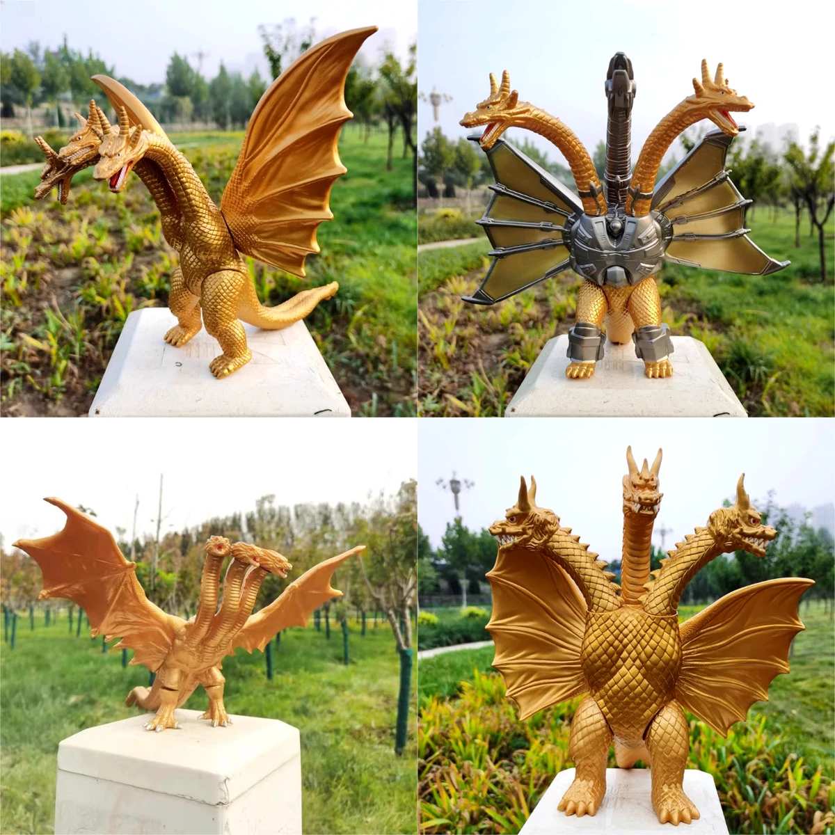 Model Kit Vs Action Figure - Drago a tre teste di grandi