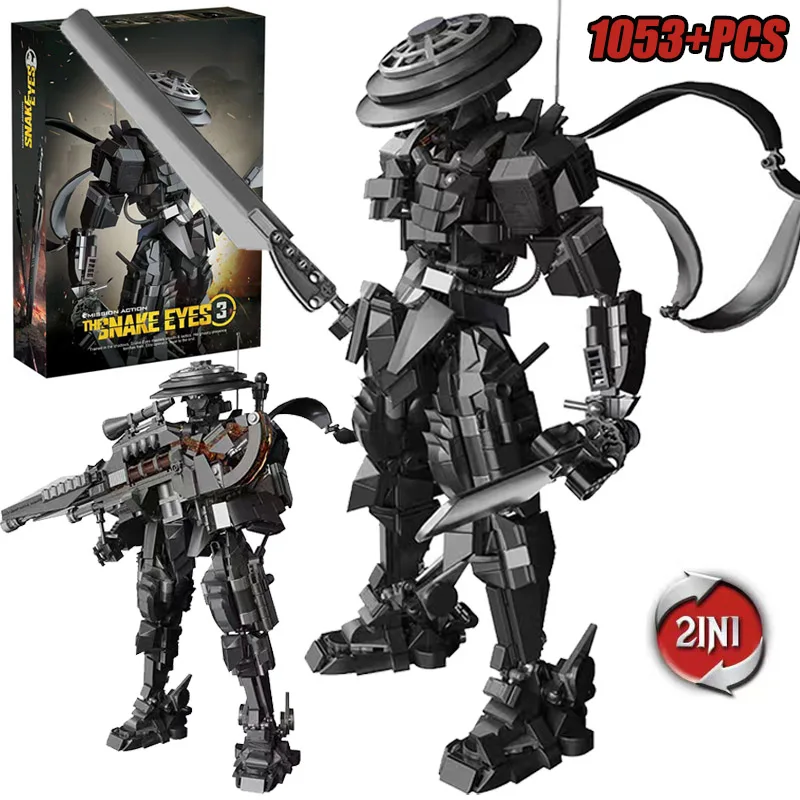 Model Kit Ninja - Set Creativo di 1053 Pezzi, Blocchi