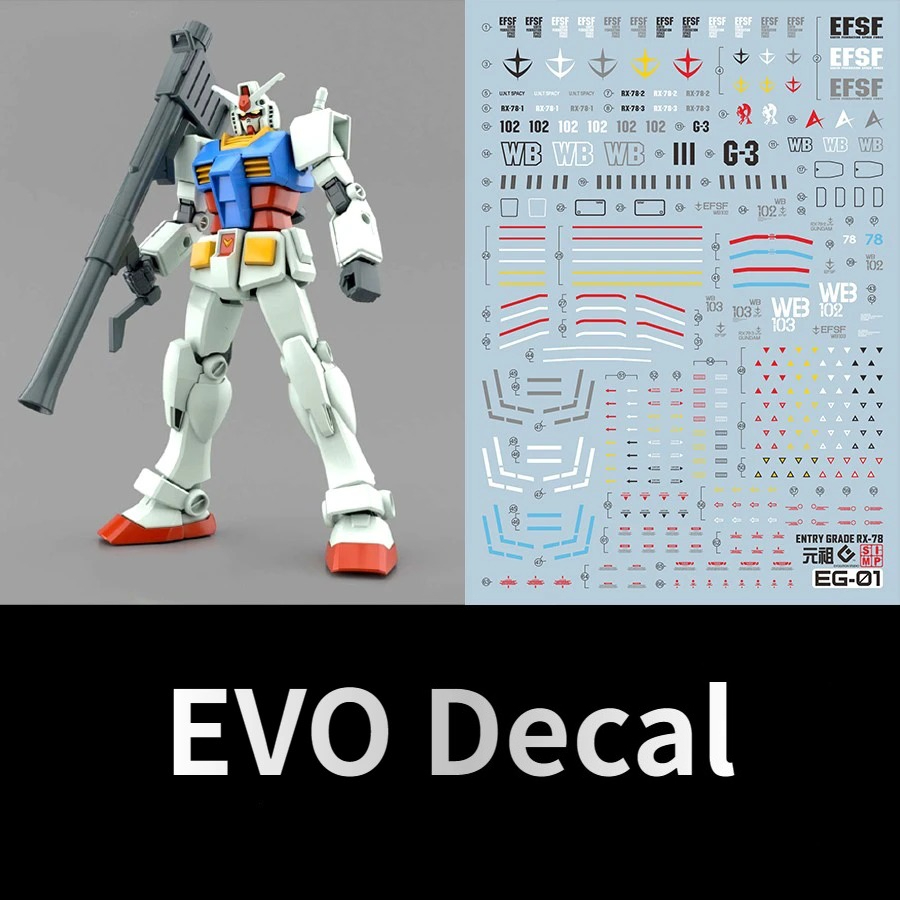 Model Kit Entry Grade - EVO EG-01 Adesivi Fluorescenti per Modellini