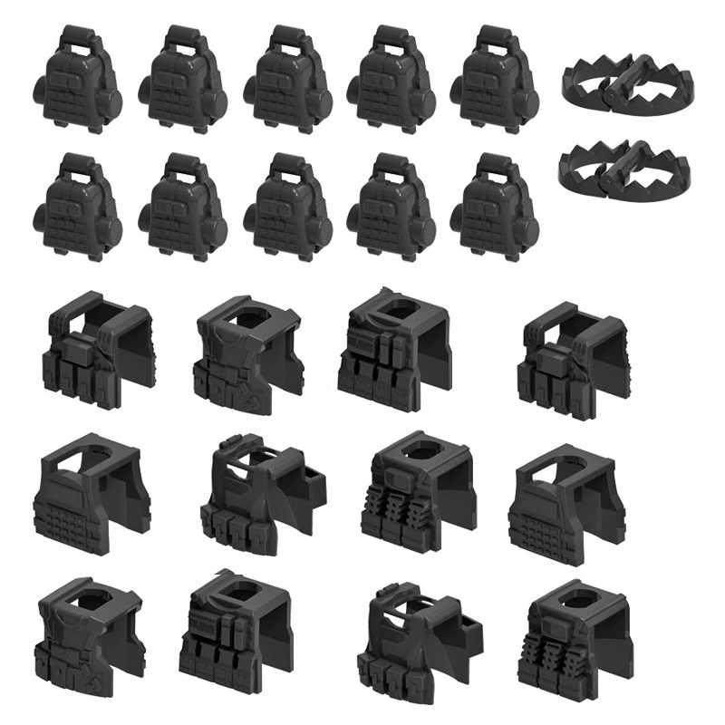 Model Kit Gunpla - MOC Armatura militare Gilet tattico Sest